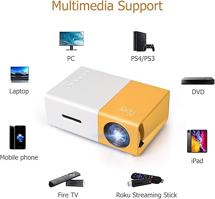 Meer Mini Projector Portable